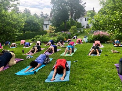 yoga at SCP