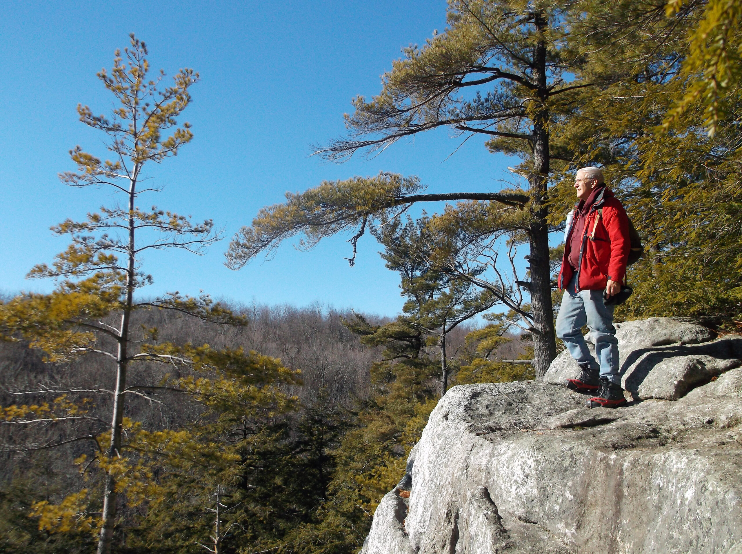 Chapel Brook Man on Ledge