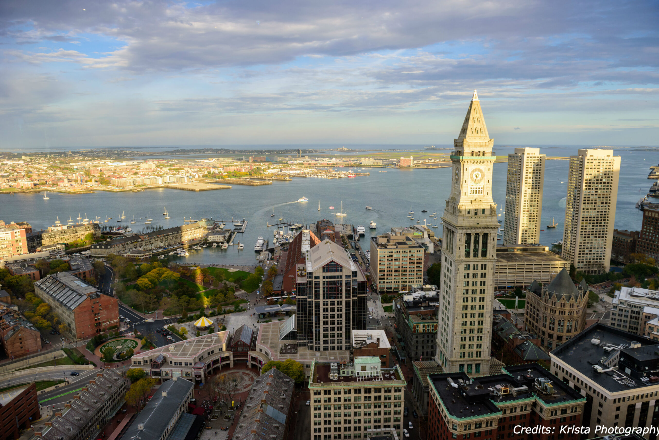A view of the Boston Harbor