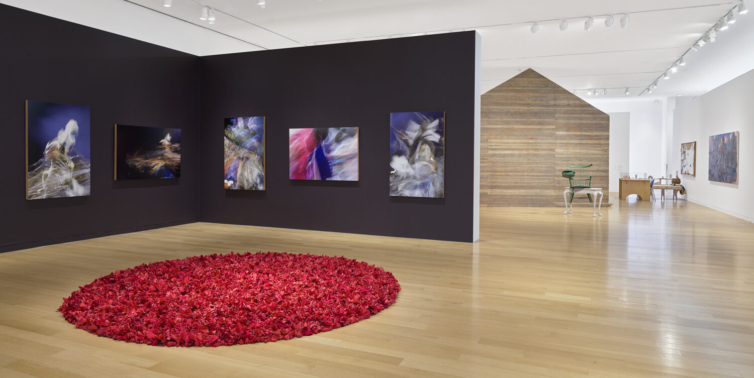 a view of the deCordova main gallery space