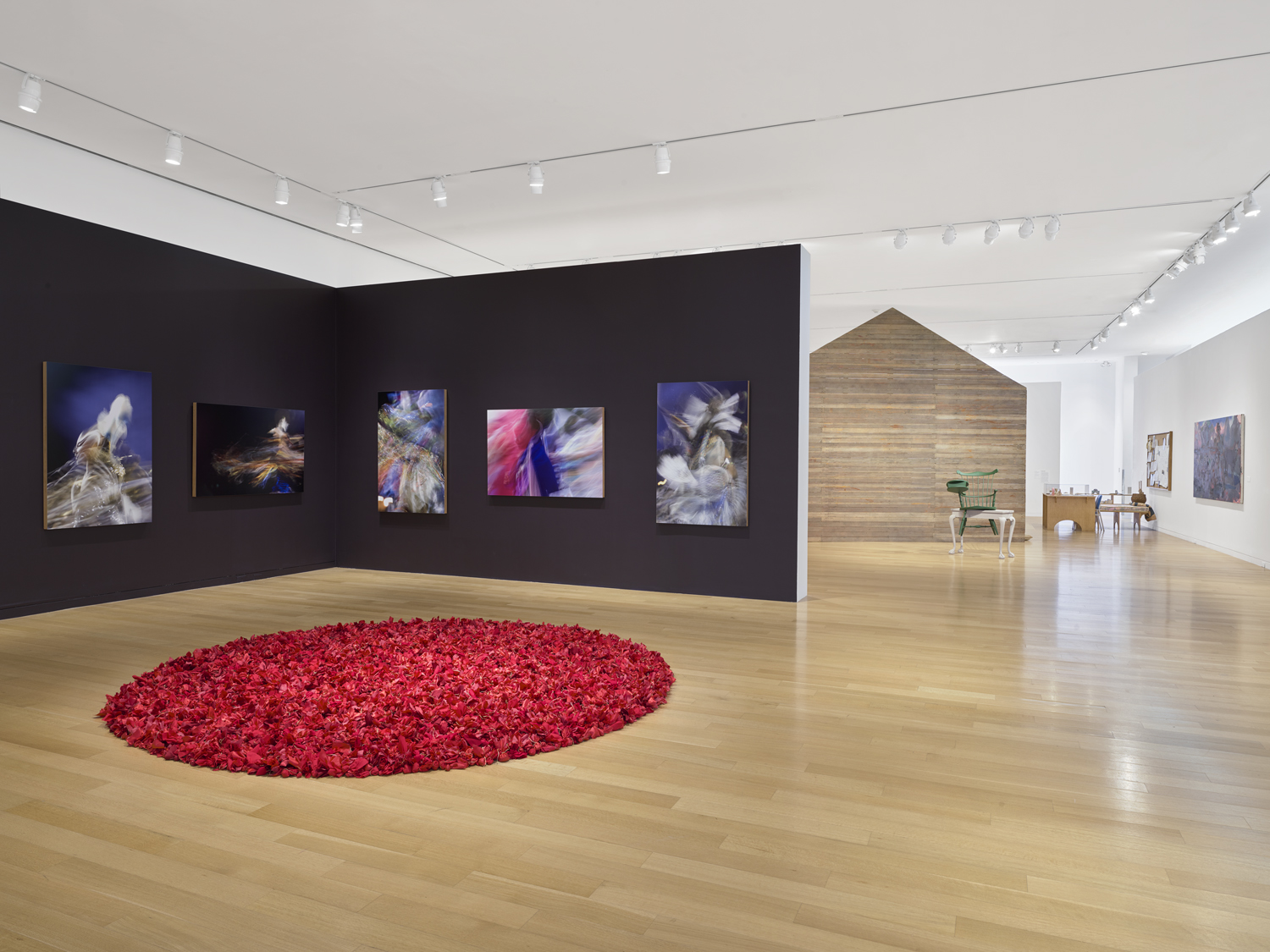 a view of the deCordova main gallery space