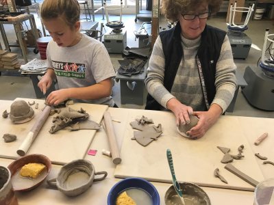 Family Clay Saturday - 7-9 year olds