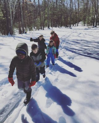 Kids in Snow