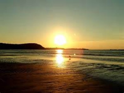sunset at crane beach