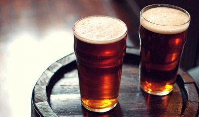 beers on barrel