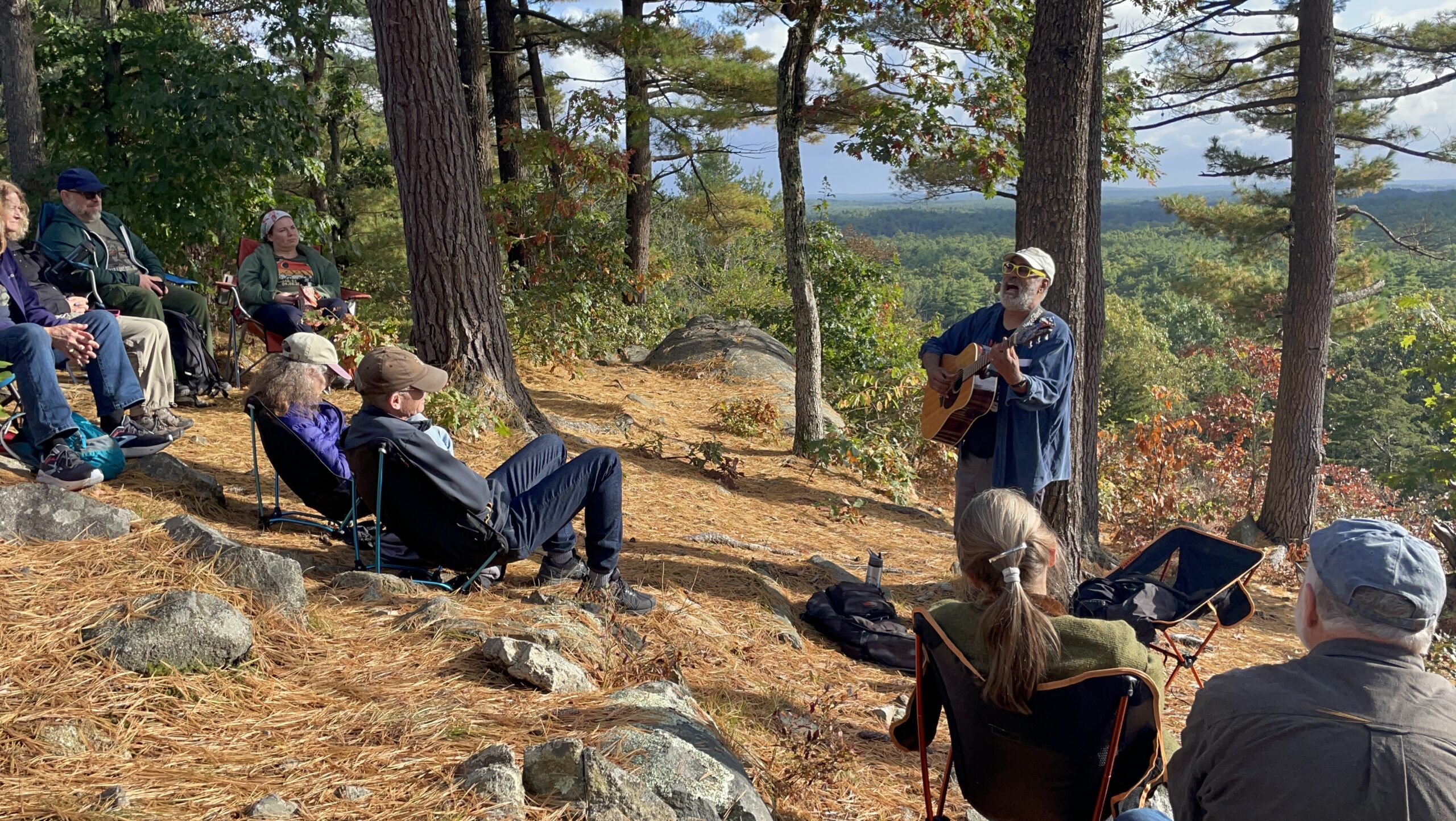 Vance Gilbert performs for Scenic Songs at Rocky Woods.