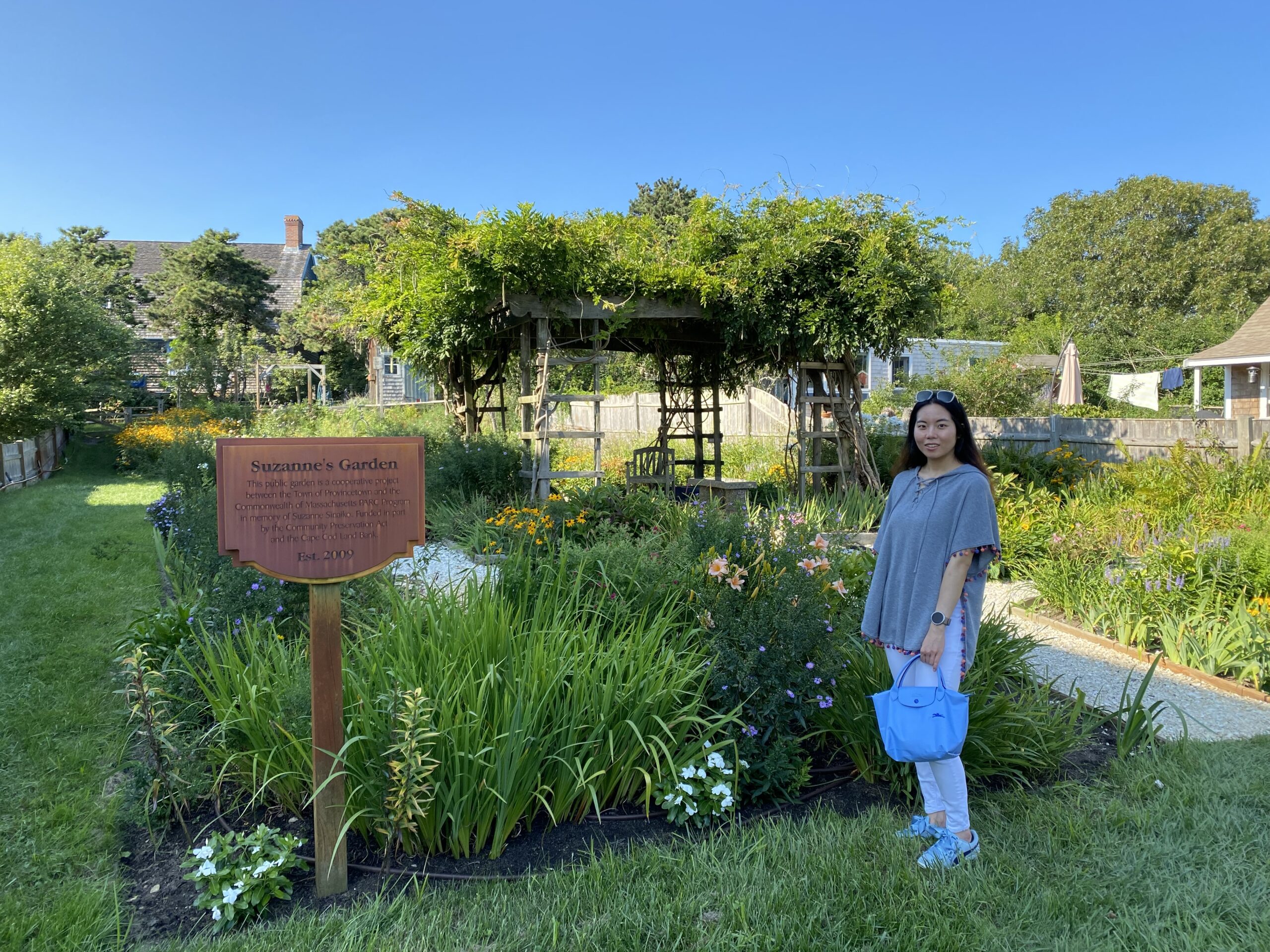 Yaqing Zhang at Suzanne's Garden