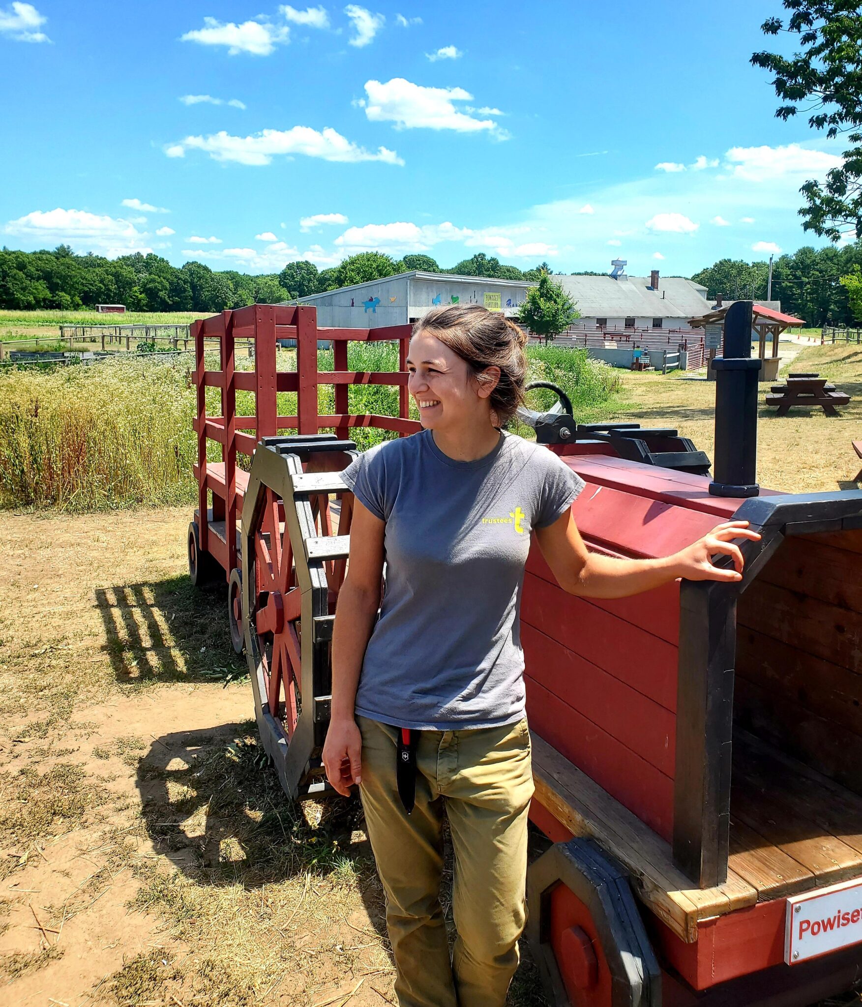 Aubrey Dority, Assistant Crop Manager at Powisset Farm