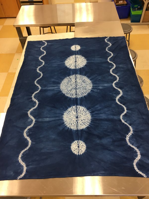 Stitched Shibori at deCordova