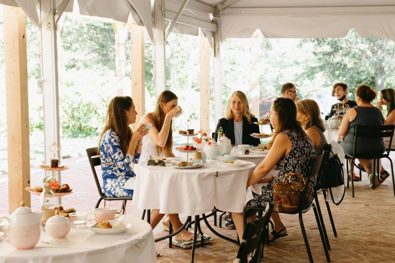 Afternoon Tea in the Garden at Long Hill