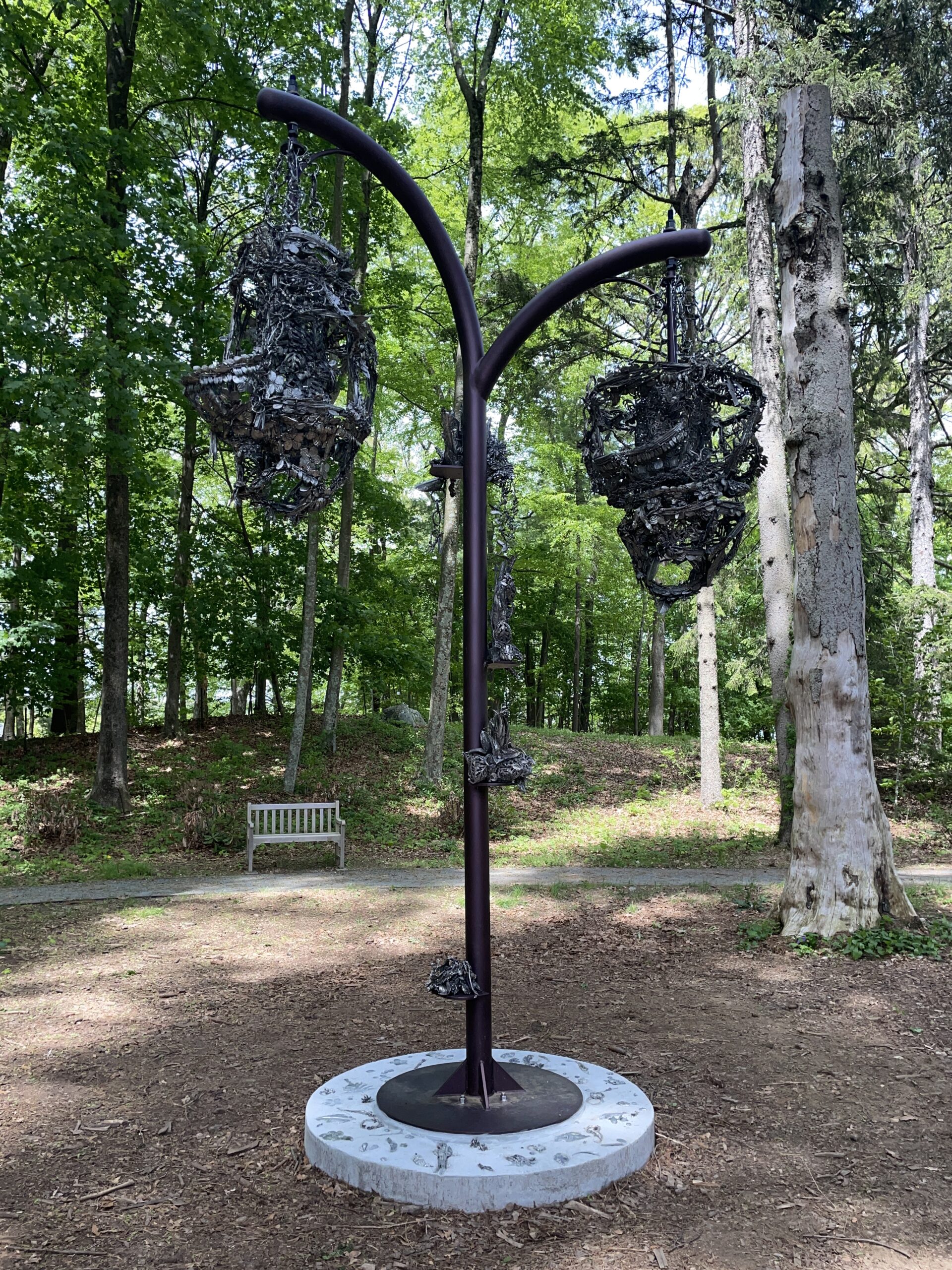 Nature Sanctuary sculpture at deCordova Museum
