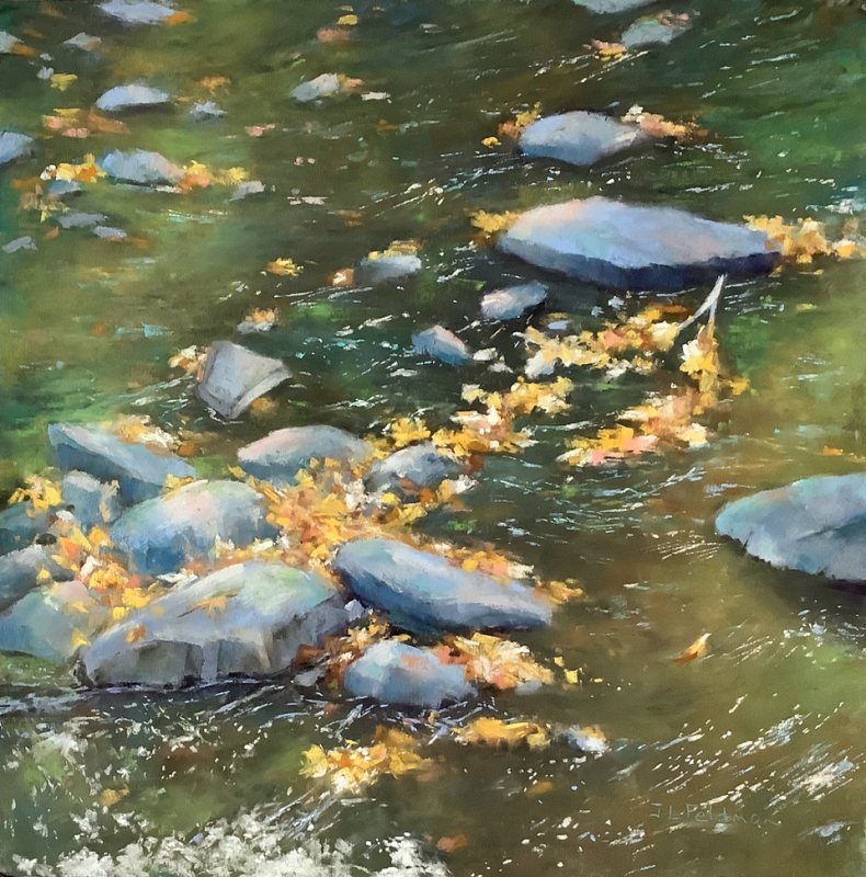 JoelleFeldman - Autumn Leaves in the Nubanusit River