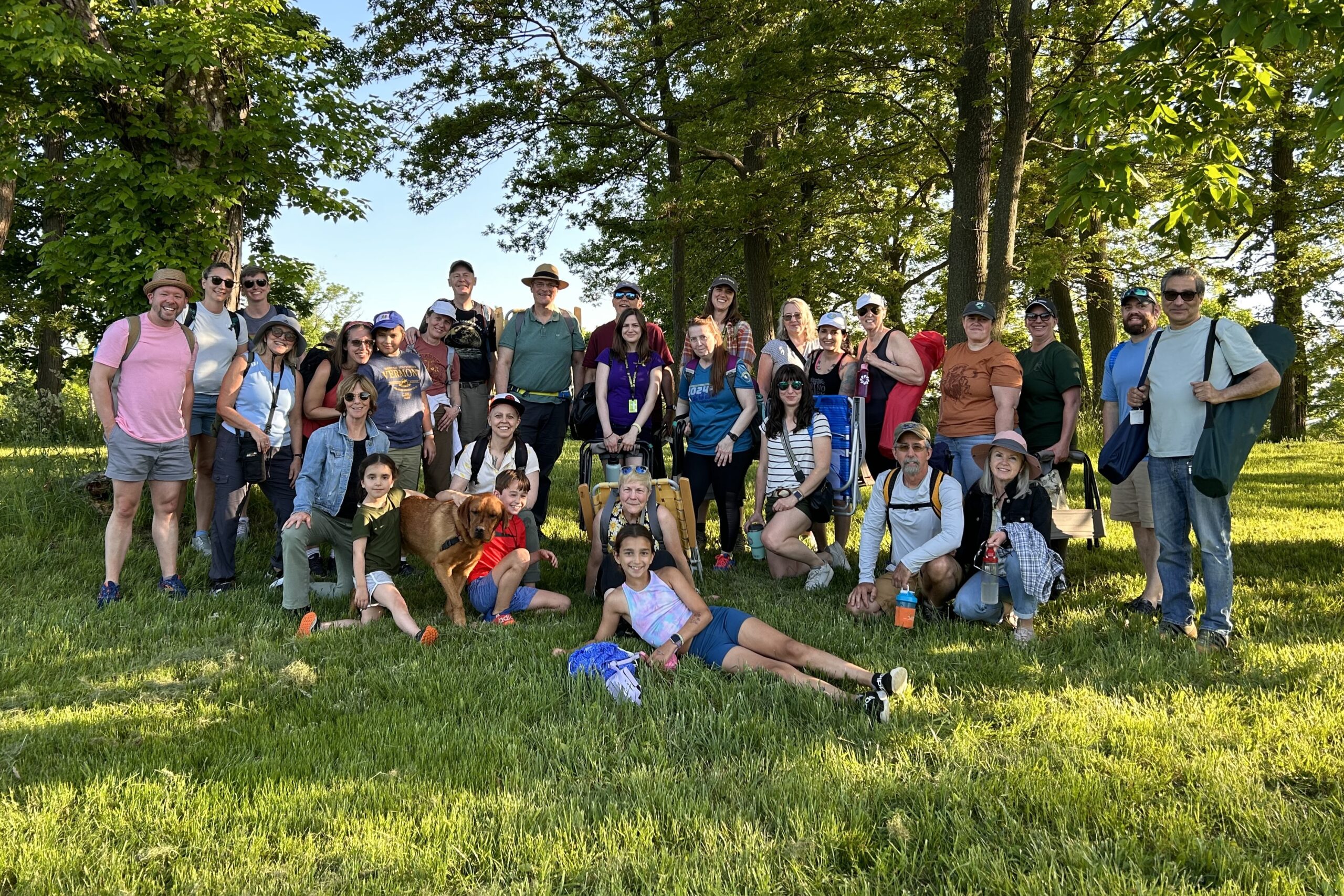Group picture from Erin McKeown's Scenic Songs performance at World's End