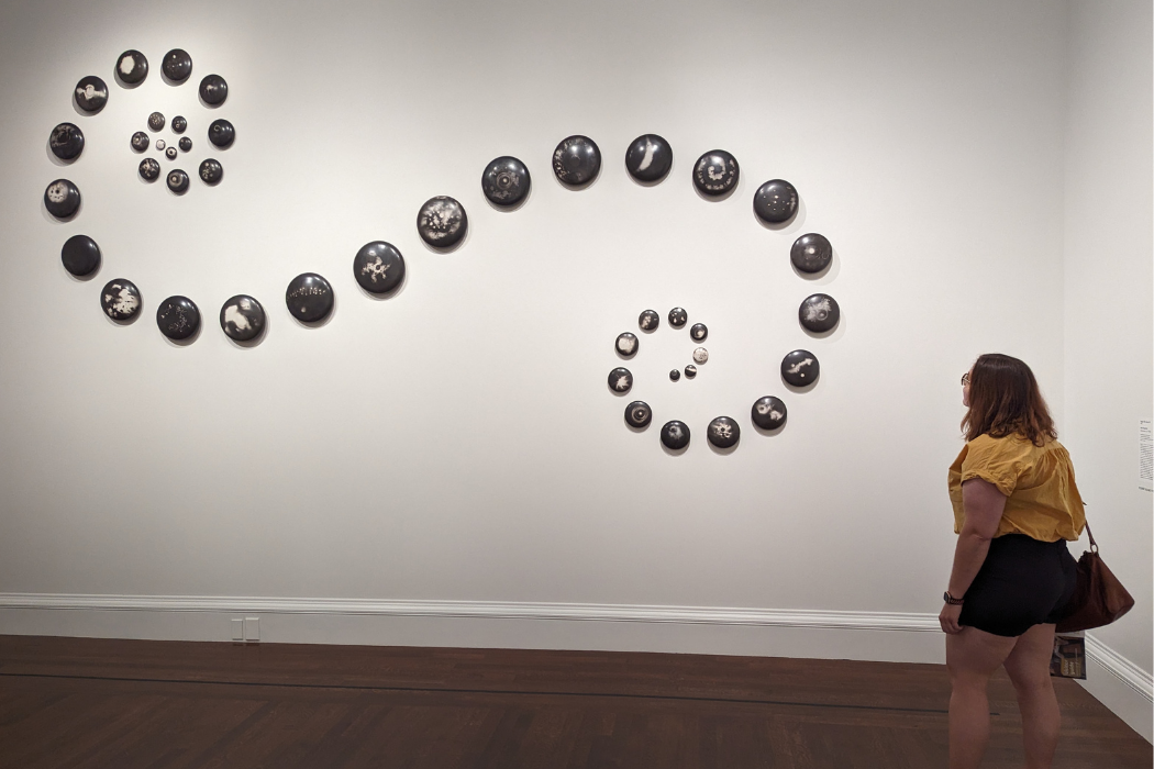 Exploring the Cincinnati Art Museum with my best friend, Corinne