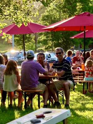 Fun at Notch Biergartens at Chestnut Hill Farm
