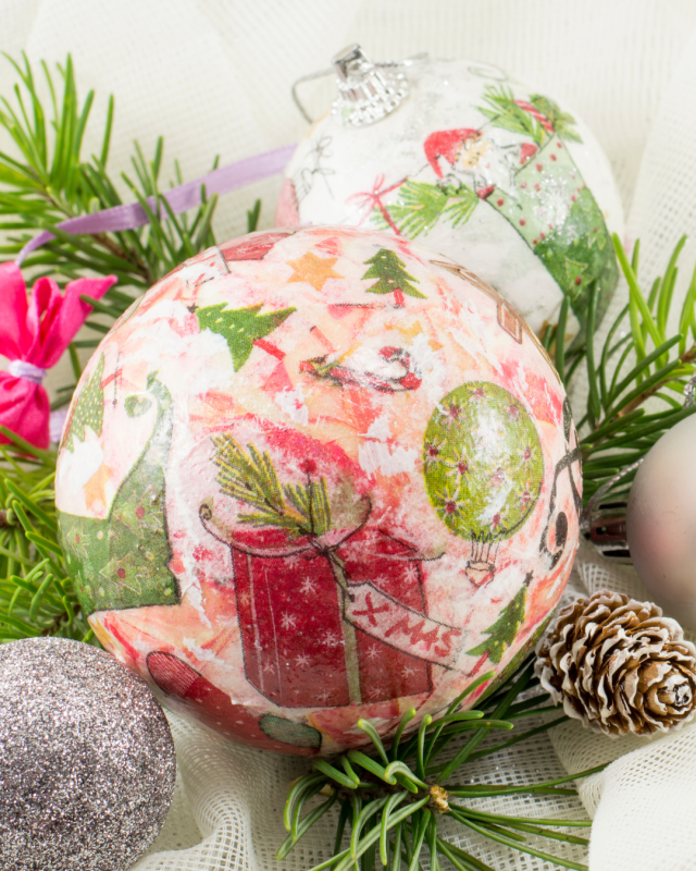 Decoupage Ornaments