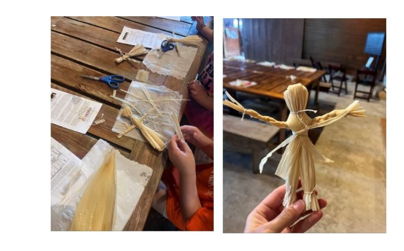 Corn husk creations