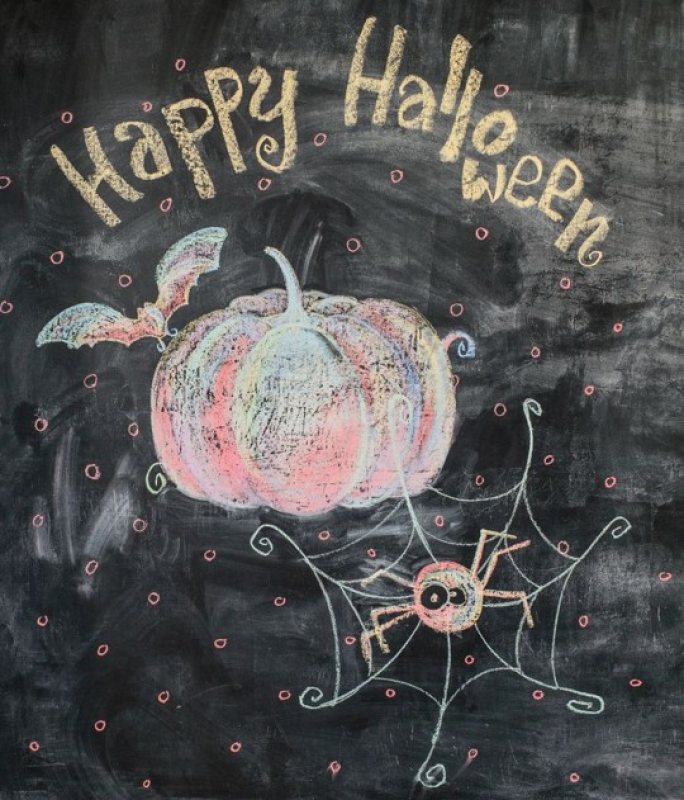 Chalk-O-Ween