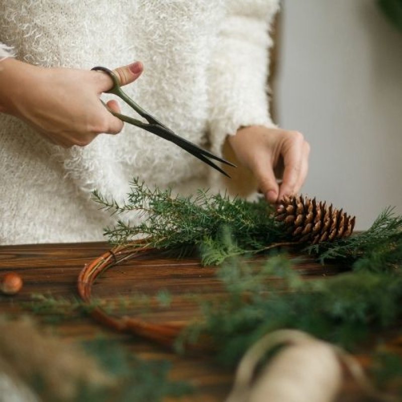holiday wreath workshpp