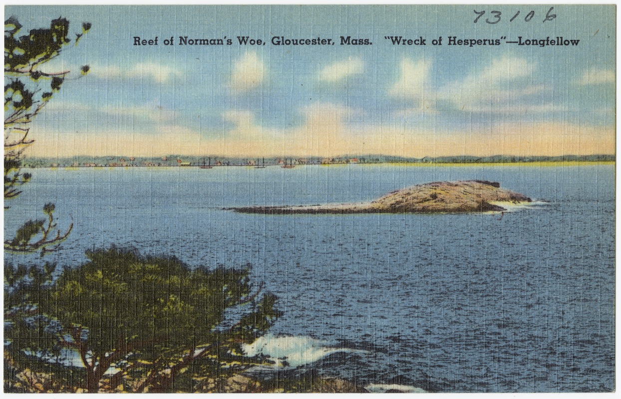 The Reef of Norman's Woe is a narrow ledge of rocks some 200 feet long