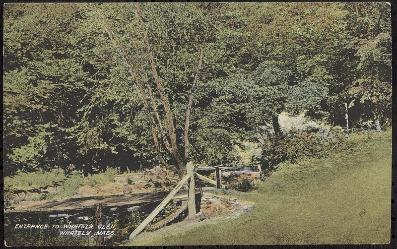 Whately Glen Entrance Postcard.
