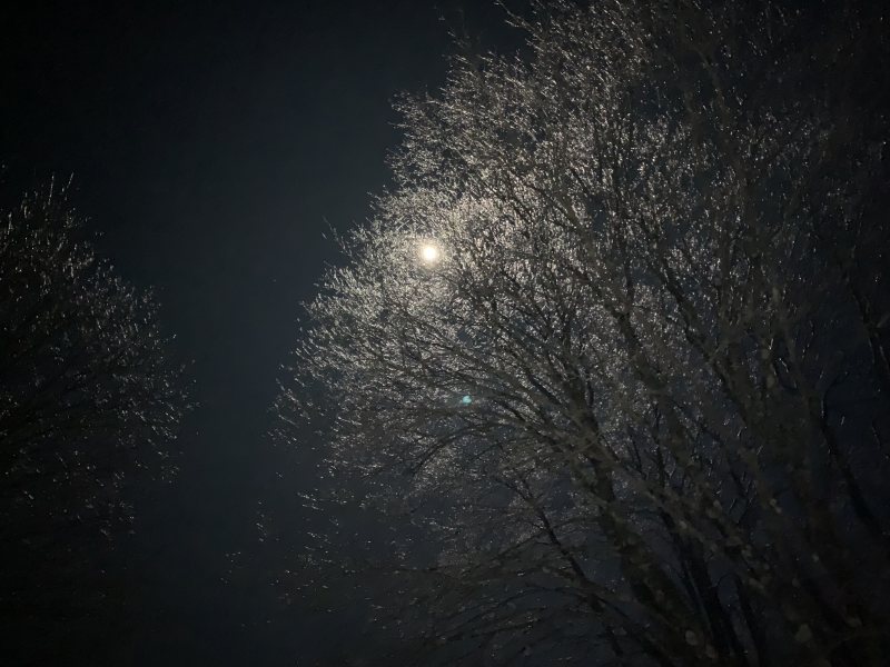 Icy Full Moon