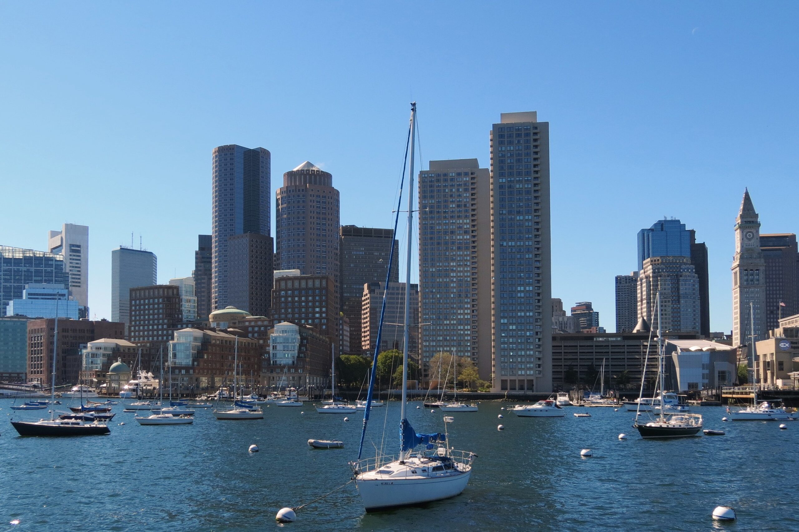 Boston from the Harbour, Massachusetts