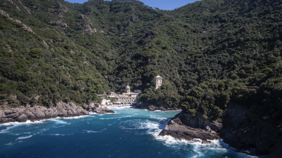 A view of Abbazia San Fruttuoso