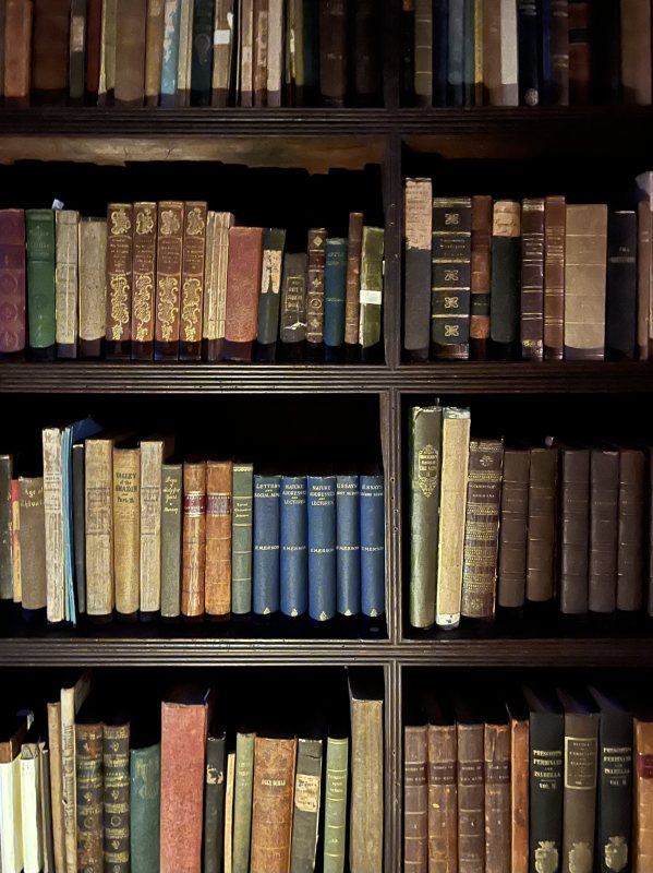 Old Manse bookshelf
