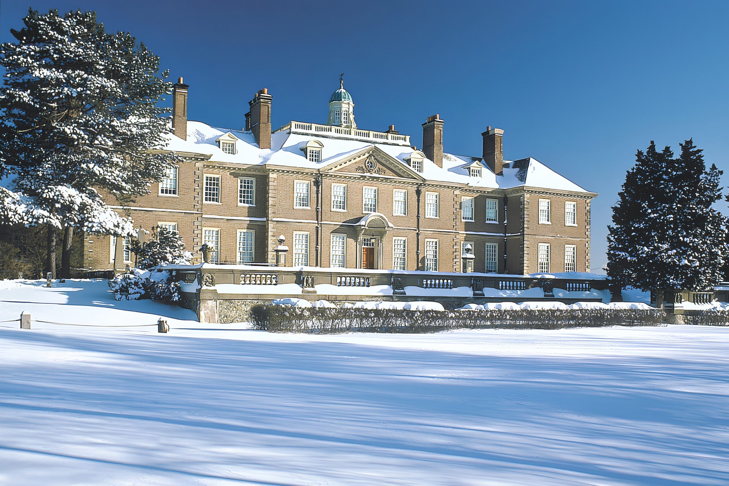 Castle Hill on the Crane Estate after a snowstorm.